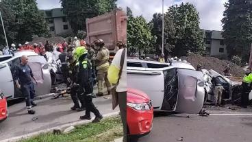 Autoridades revelan detalles del hurto que provocó un grave accidente en Engativá. 