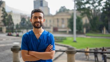 Andrés Salcedo, médico.