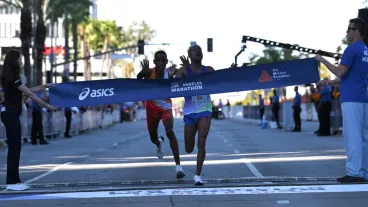 Michael Kamau y Nathan Martin