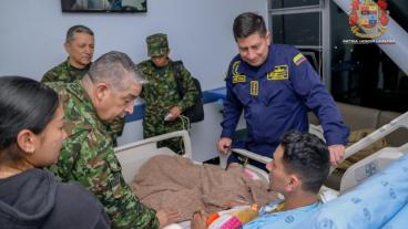 Sobrevivientes del accidente aéreo de avión de la FAC.