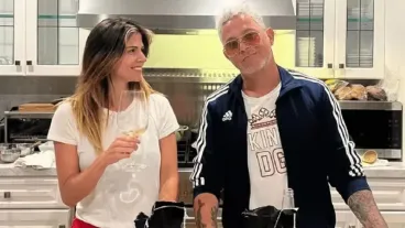 Stephanie Cayo y Alejandro Sanz