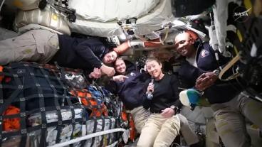 Astronautas de Artemis II.