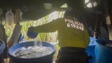 Incautación de droga.