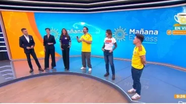 Presentadores de 'Mañana Express'