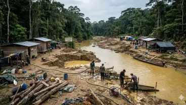 Capturan a 6 mineros colombianos por minería ilegal en Panamá. 