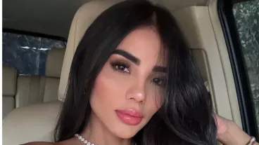 Karina García hijos