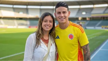 James Rodríguez Antonella Petro