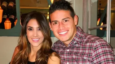 Daniela Ospina y James Rodríguez