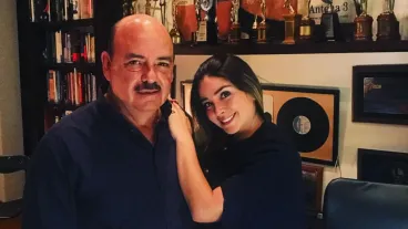 Fernando Gaitán y su hija