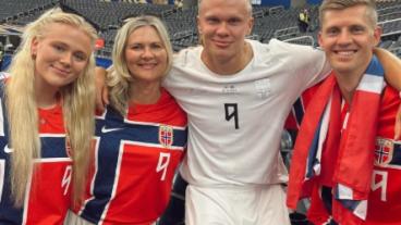 Erling Haaland y sus hermanos
