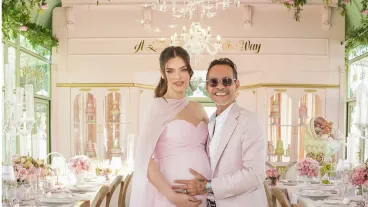 Marc Anthony y Nadia Ferreira