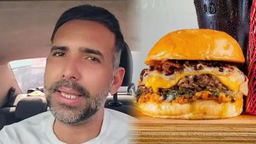 Lo llamaron tacaño por una hamburguesa de triple carne y el caso se volvió viral