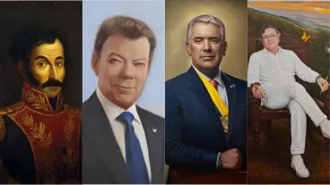 Así han evolucionado los retratos presidenciales de Colombia: costos, artistas y técnicas
