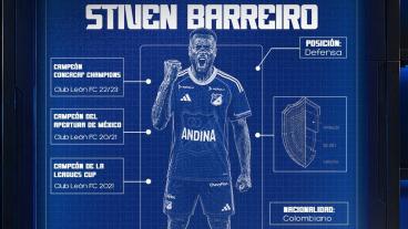 Brilló en México, jugó con James y ahora es refuerzo de Millonarios: Stiven Barreiro