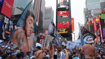 Final Mundial 2026: Times Square se tiñe de España y Argentina