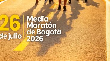 Mapa del recorrido oficial de la Media Maratón de Bogotá 2026