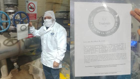 Inspección de MinTrabajo en Alpina.