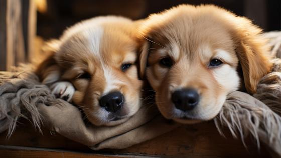 Perritos cachorros.