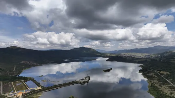 Agua fenómeno de El Niño en Bogotá. 