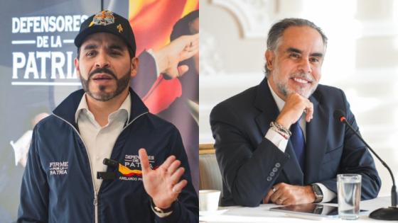 Abelardo de la Espriella y Armando Benedetti.