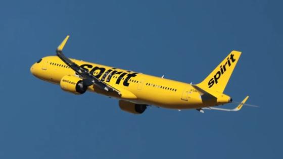Avión de Spirit Airlines.