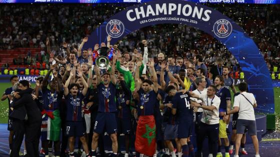 PSG, bicampeón de la Champions League. 