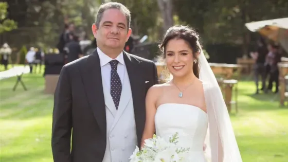 Germán Vargas Lleras y su hija, Clemencia Vargas