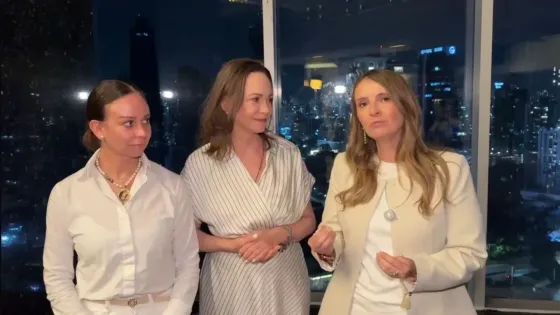 Paloma Valencia se reunió con Machado y Tarazona en Panamá