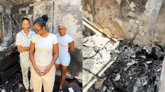 Exreina del Carnaval de Barranquilla pide ayuda tras incendio en su casa
