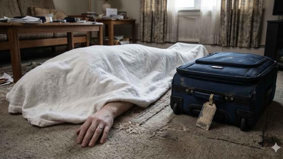 Mujer hallada muerta en maleta, en Chapinero. 