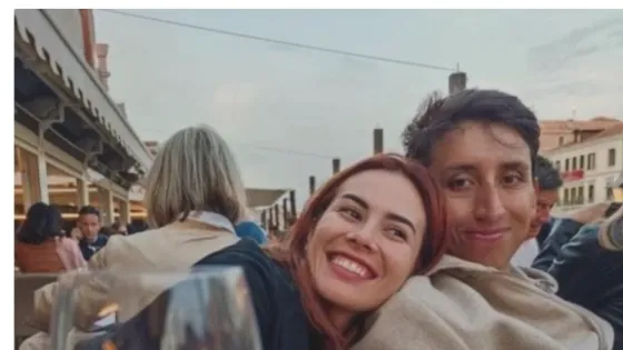 Egan Bernal y Mafe Motas