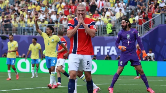 Erling Haaland - Brasil-Noruega- Mundial 202