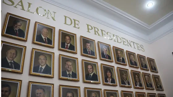 37 retratos y solo tres mujeres: así quedó la galería de presidentes del Senado