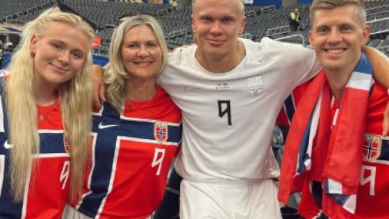 Erling Haaland y sus hermanos