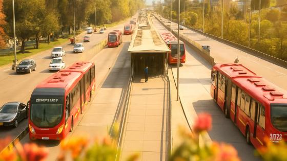 Mapa que muestra la movilidad y rutas de TransMilenio en Bogotá hoy 27 de julio.