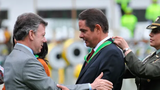 Juan Manuel Santos y Germán Vargas Lleras