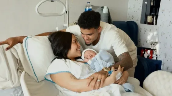 Luis Díaz presentó a su hijo, Fernando. 