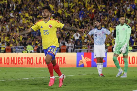 Selección Colombia gana ante Costa Rica en El Campín. 