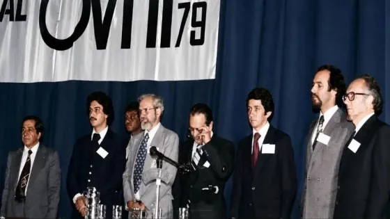 Participantes del Congreso Mundial Ovni 79