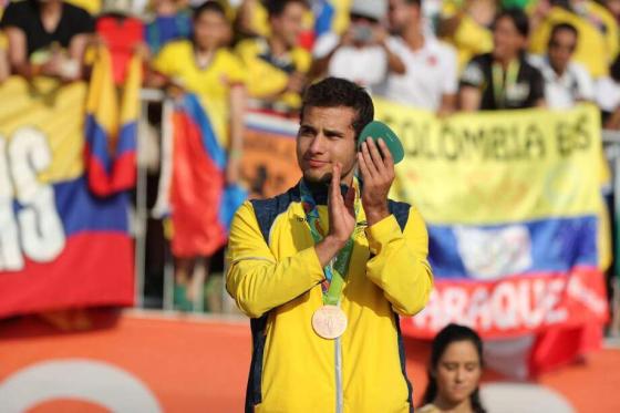 Carlos Ramírez, una de las cartas de Colombia para los Centroamericanos. 