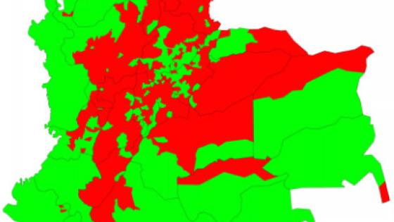 Mapa Plebiscito por la Paz