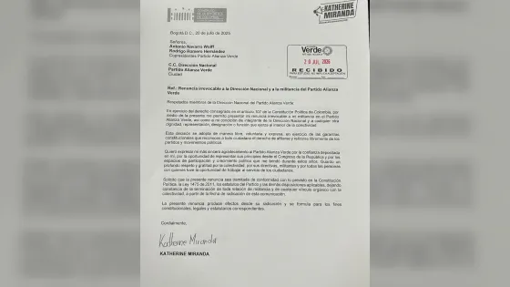 Katherine Miranda renunció al Partido Verde: así fue su paso por la colectividad